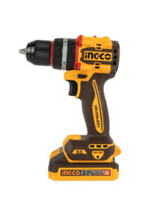 إنجكو شنيور 20 فولت 55 نيوتن 2 بطاريه وشاحن - Image 1