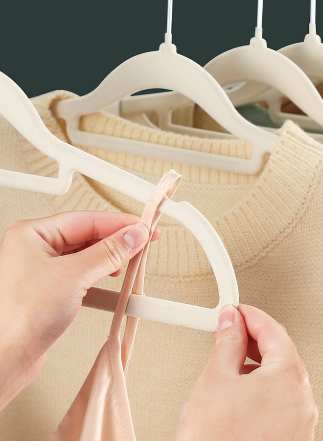 Non-slip non-marking flocked hanger 10 pcs  - Image 4