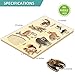 MoinKidz Wooden Jigsaw Puzzles for Toddlers by MoinKidz Woodland Animals Montessori Puzzles for Kids Ages 35 Educational Learning STEM Toys Birthday Gift for Boys Girls - Image 4