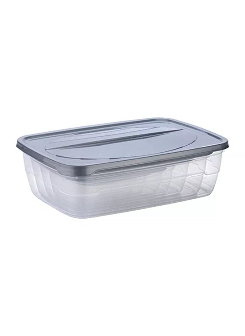 DIVHUK DIVHUK Plastic Rectangular Food Storage Container with Air Tight Lid Kitchen Container Meat Box Fridge and Freezer Storage Boxes Bowl 6 Pcs 225ml 325ml 650ml 1250ml 2200ml 3500ml  - Image 5