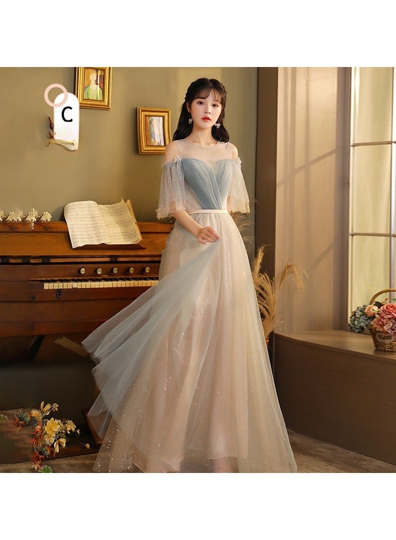 KUYING New Fashionable and Elegant Bridesmaid Dress  - Image 1