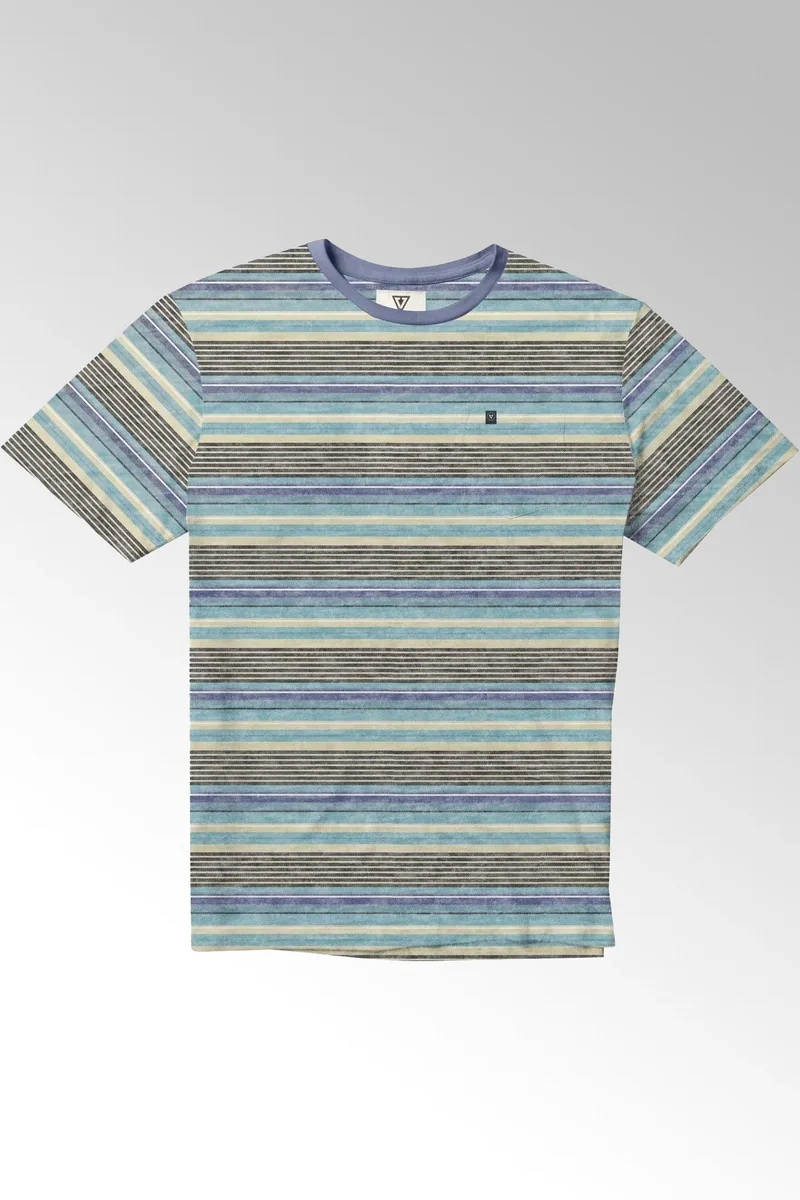 Vissla Eventide SS PKT Tee Dark Jade Heather
