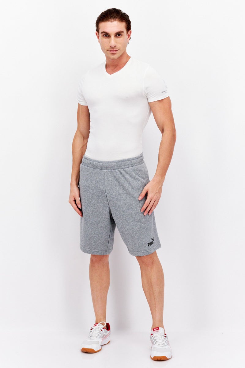 PUMA Men Sportswear Fit Drawstring Outdoor Shorts, Grey  - Image 4