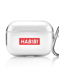 Classic Clear printed Case for Apple AirPods Pro 2nd Generation Thin Transparent Cover [Designed for Apple AirPods Pro 2nd Generation] - Habibi