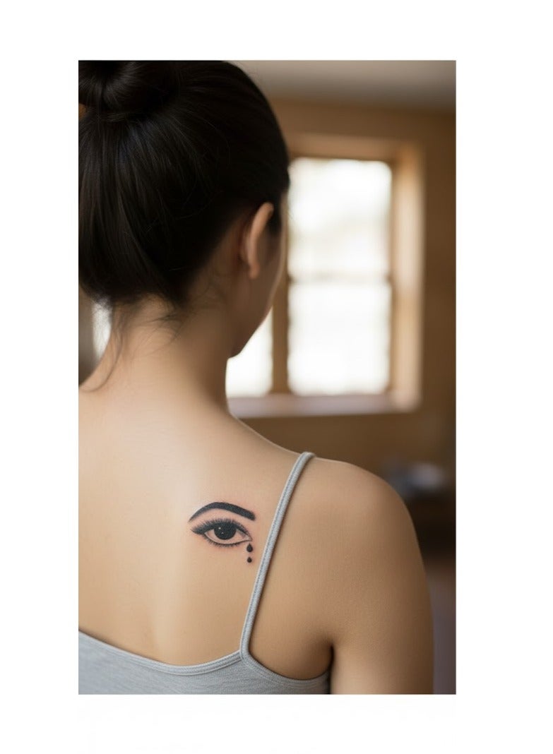 Temporary tattoo in distinctive colorful and eye-catching shapes. - Image 3