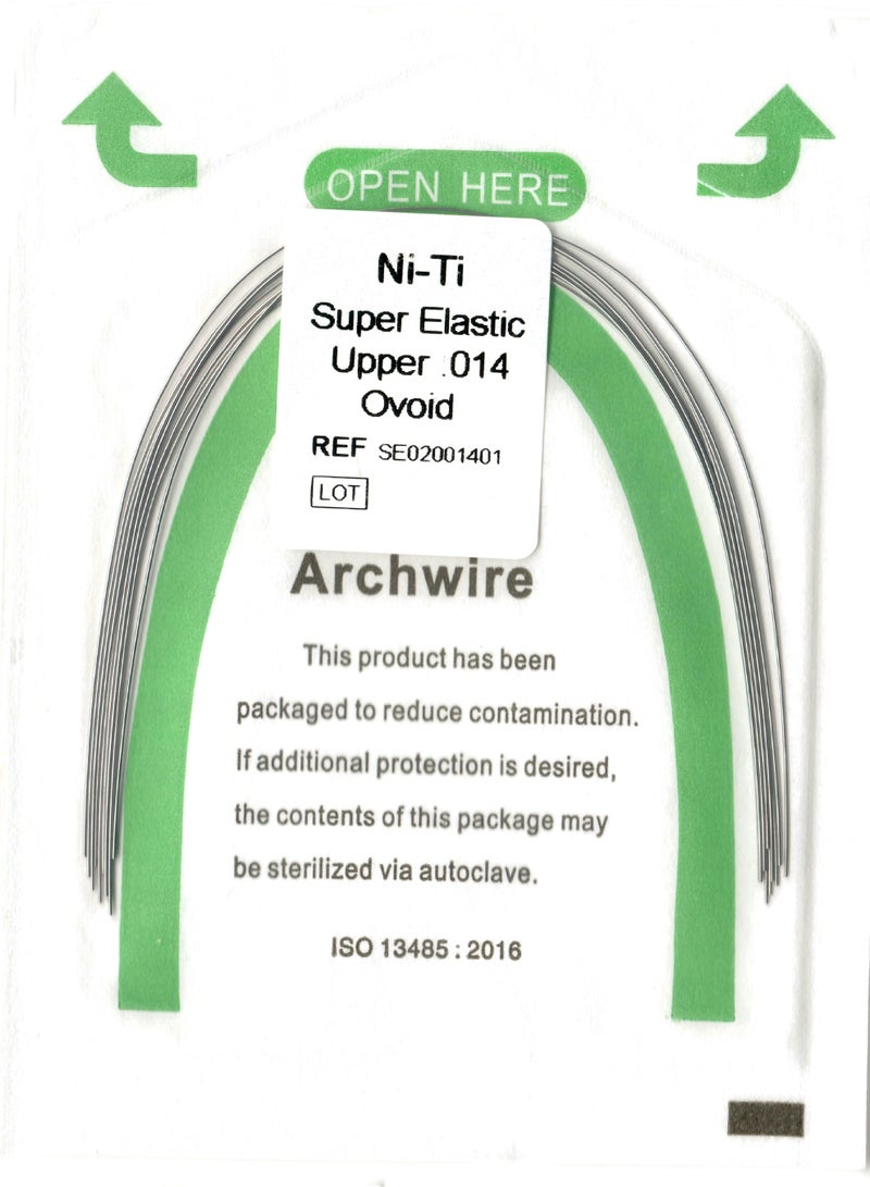 keemz NiTi Arch Wire Ovoid 0.014 UPPER
