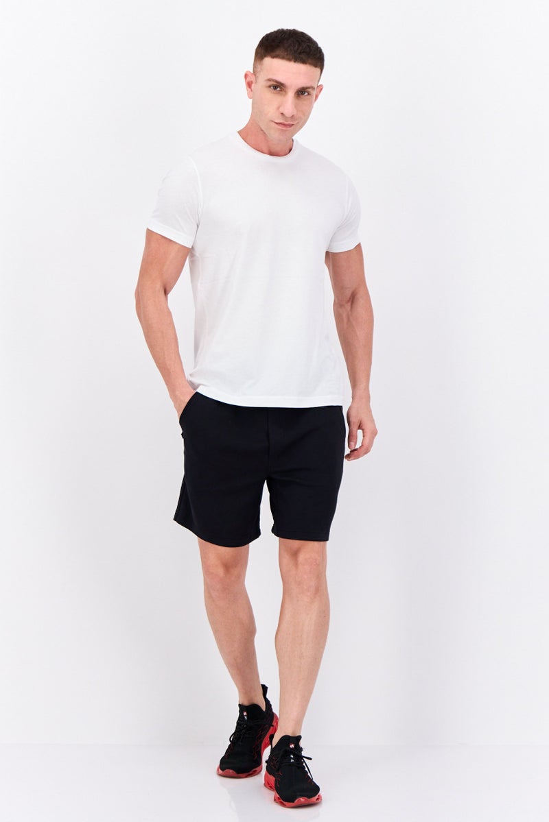 Gaiam Men Slim Fit Solid Outdoors Shorts, Black  - Image 4