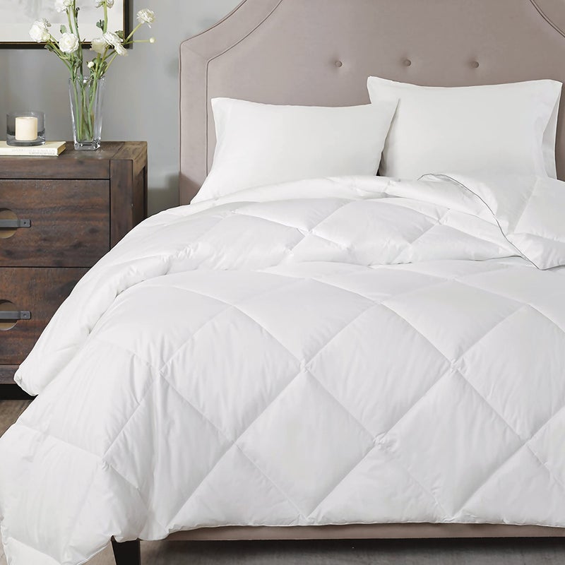 Spread Spain ® Mushy Microfiber 200 GSM, Summer AC Quilt, Ultra Soft & Cosy Comfort for All Seasons, Lightweight & Breathable Quilt/Comforter/Blanket (White, Single, 60x90 Inches) - Image 4