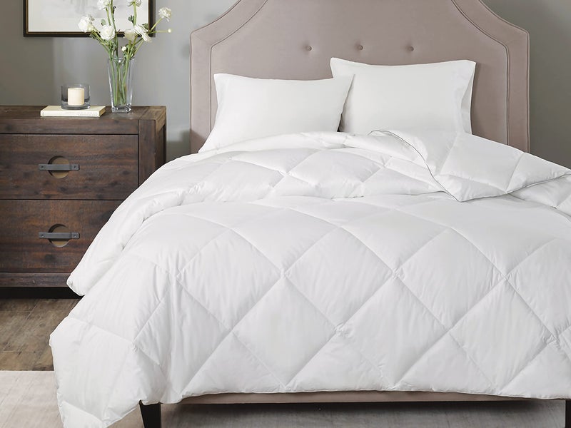 Spread Spain ® Mushy Microfiber 200 GSM, Summer AC Quilt, Ultra Soft & Cosy Comfort for All Seasons, Lightweight & Breathable Quilt/Comforter/Blanket (White, Single, 60x90 Inches) - Image 2