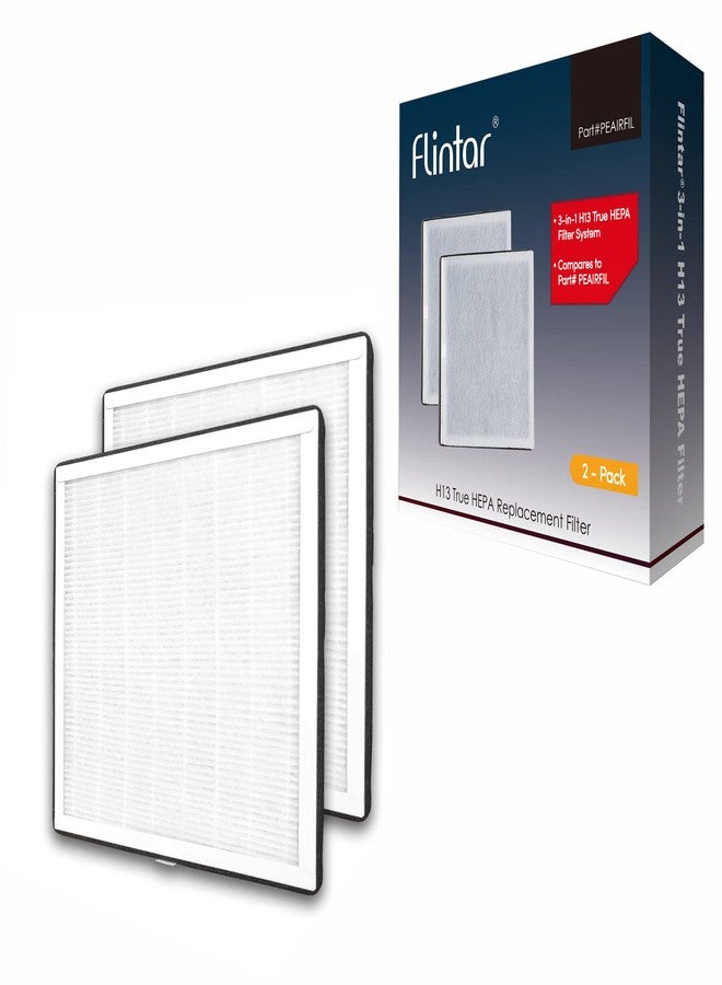 Flintar Replacement Filter, Compatible with Pure Enrichment PureZone Air Purifier PEAIRPLG, High Efficiency H13 grade 3-in-1 Filter, Part number PEAIRFIL, 2-Pack - Image 2