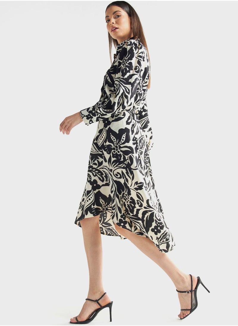 FAV Floral Print Button Down Shirt  - Image 4