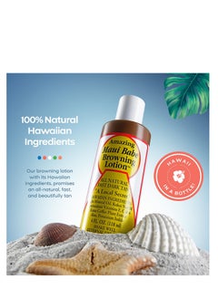 Maui Babe Maui Babe Browning Lotion - Natural Hawaiian Tan Accelerator with Vitamins & Antioxidants - Moisturizing Formula for All Skin Types - Made in USA - 4 fl oz  - Image 3