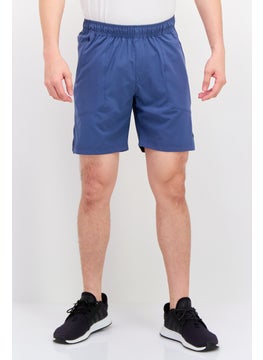Legend Men Sportswear Fit Drawstring Training 7 Inseam Shorts, Blue  - Image 1