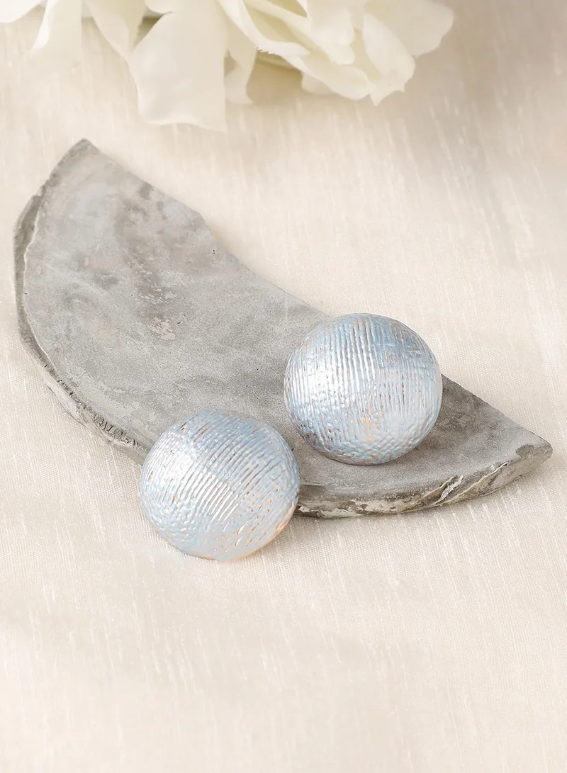 Sohi  Ribbed Artificial Stud Earring Jewellery for Women | Best Price UAE