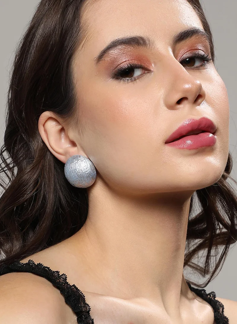 Sohi  Ribbed Artificial Stud Earring Jewellery for Women | Best Price UAE