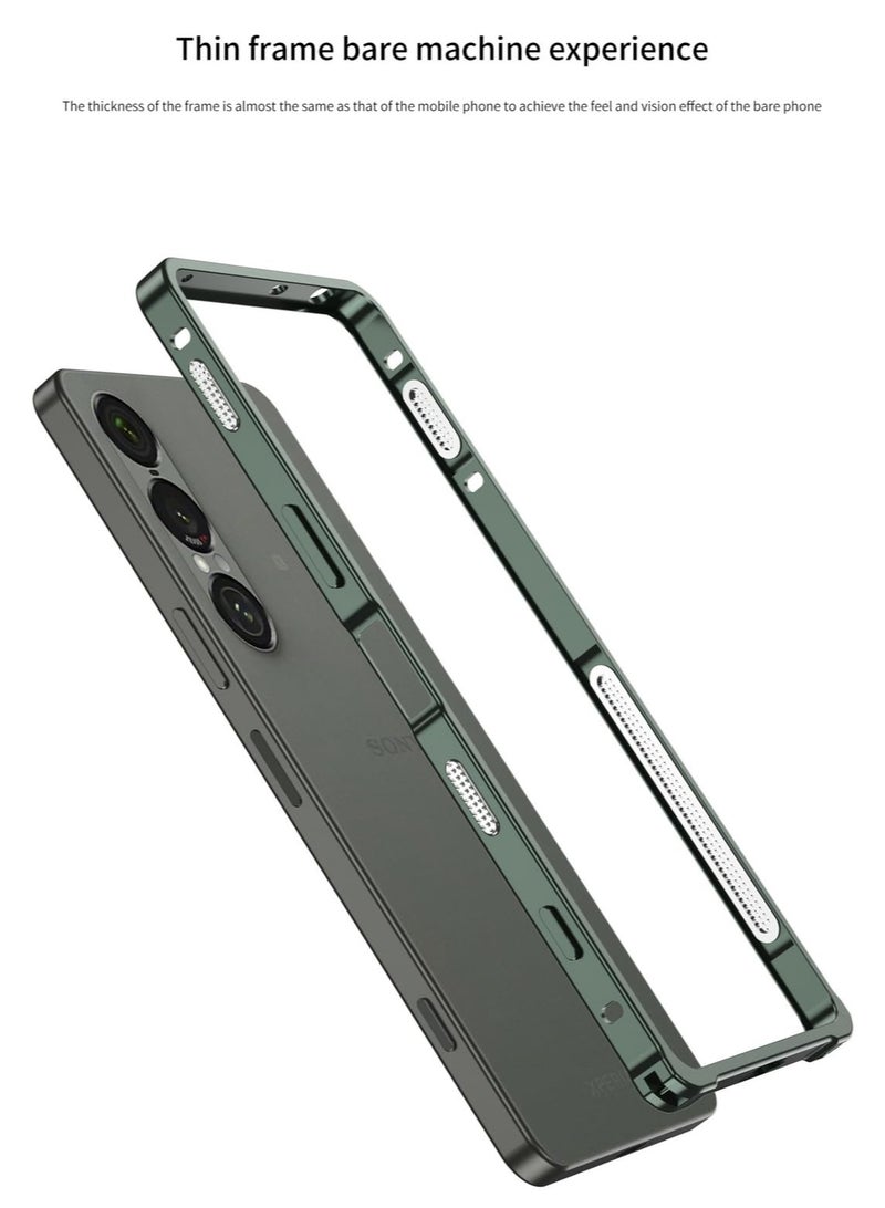 general Case Compatible with Sony Xperia 1 VII 5G (2025), Aluminum Alloy Metal Frame Anti-Drop Shockproof Bumper Heat Dissipation Cover for Sony Xperia 1 VII - Image 2