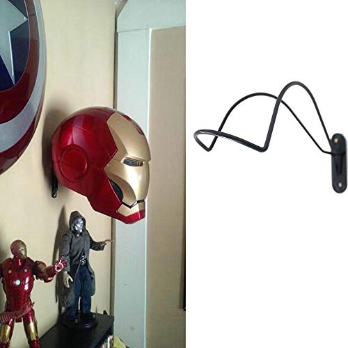 Pmsanzay Strong Iron Rack for Electronic Helmet Wall Mounted | Helmet Storage Display | Helmet Collection Wall Hanger Stand | No Helmet - Image 1