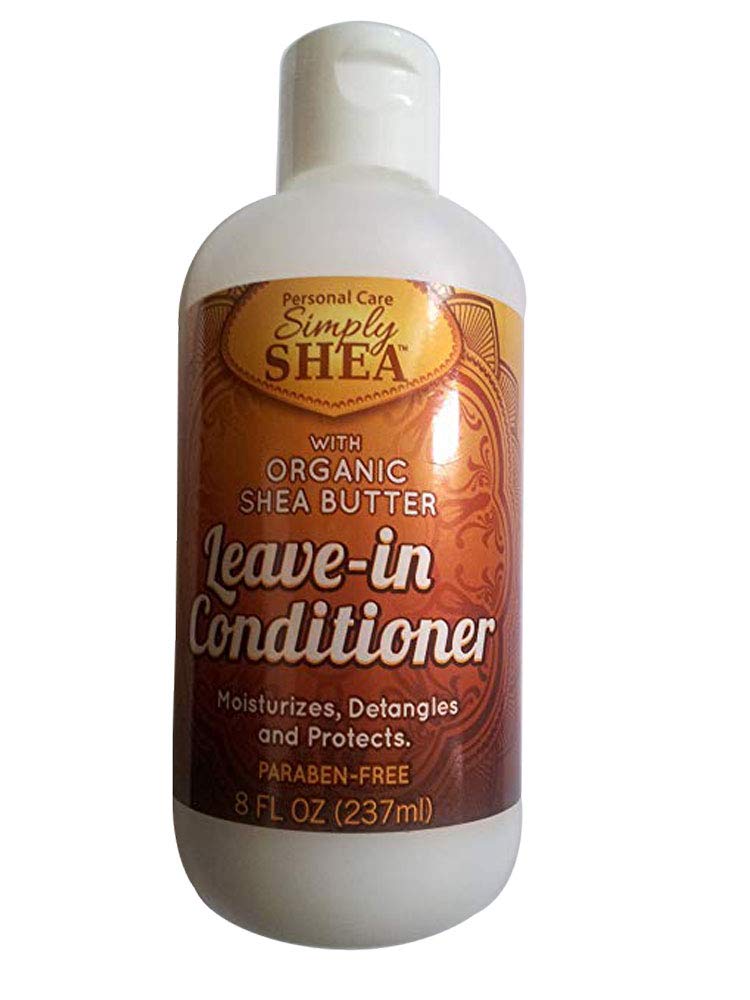 Simply Shea Leavein Conditioner with Organic Shea Butter Parabenfree 8oz