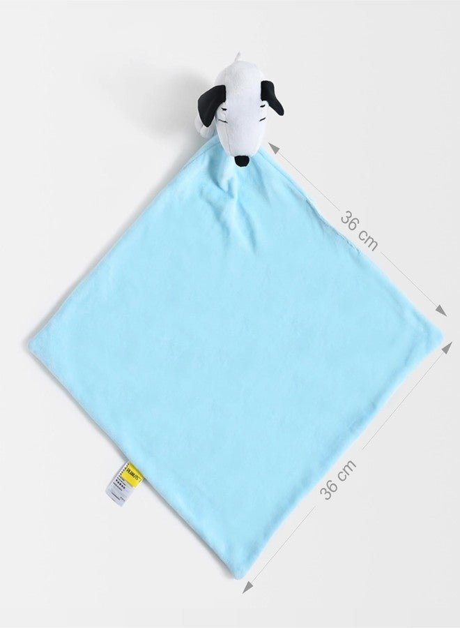 Mi Arcus Peanuts Snoppy Design Security Blanket with Cuddle Cloth,Attached Soft Toy - Image 2