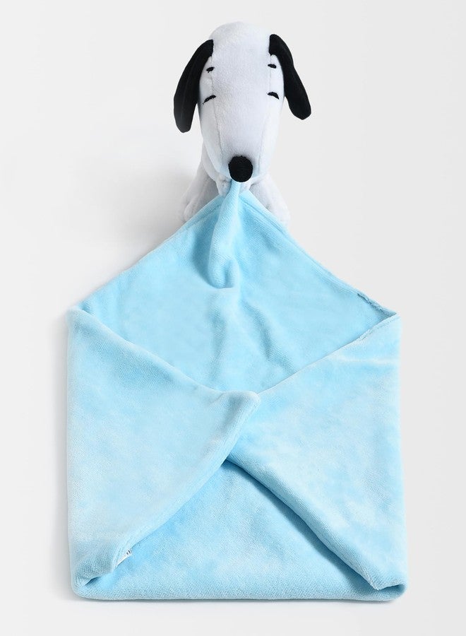Mi Arcus Peanuts Snoppy Design Security Blanket with Cuddle Cloth,Attached Soft Toy - Image 4