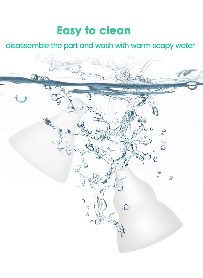 سيوسي شفاط أنف للأطفال ، منظف أنف للأطفال قابل لإعادة الشحن بمص كهربائي ، مصاصة مخاطية للأطفال الصغار وحديثي الولادة ، 6 مستويات للشفط - Image 2