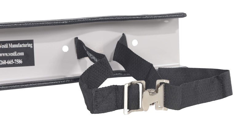 Vestil CB-W-2S Wall Mounted Bracket for 2 Cylinders, Steel,Silver - Image 4