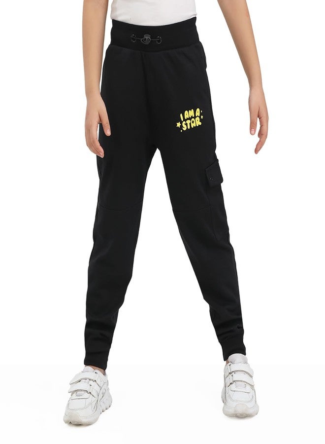 superbottoms Cotton Joggers for Kids - Stretchable Baby Pants - Premium Cotton Pajama for Kids | 5Y - 6Y | Adjustable Elastic Waistband Joggers - Waist & Ankle Ribs for Better Fit - 3 Trendy Colours - Image 2