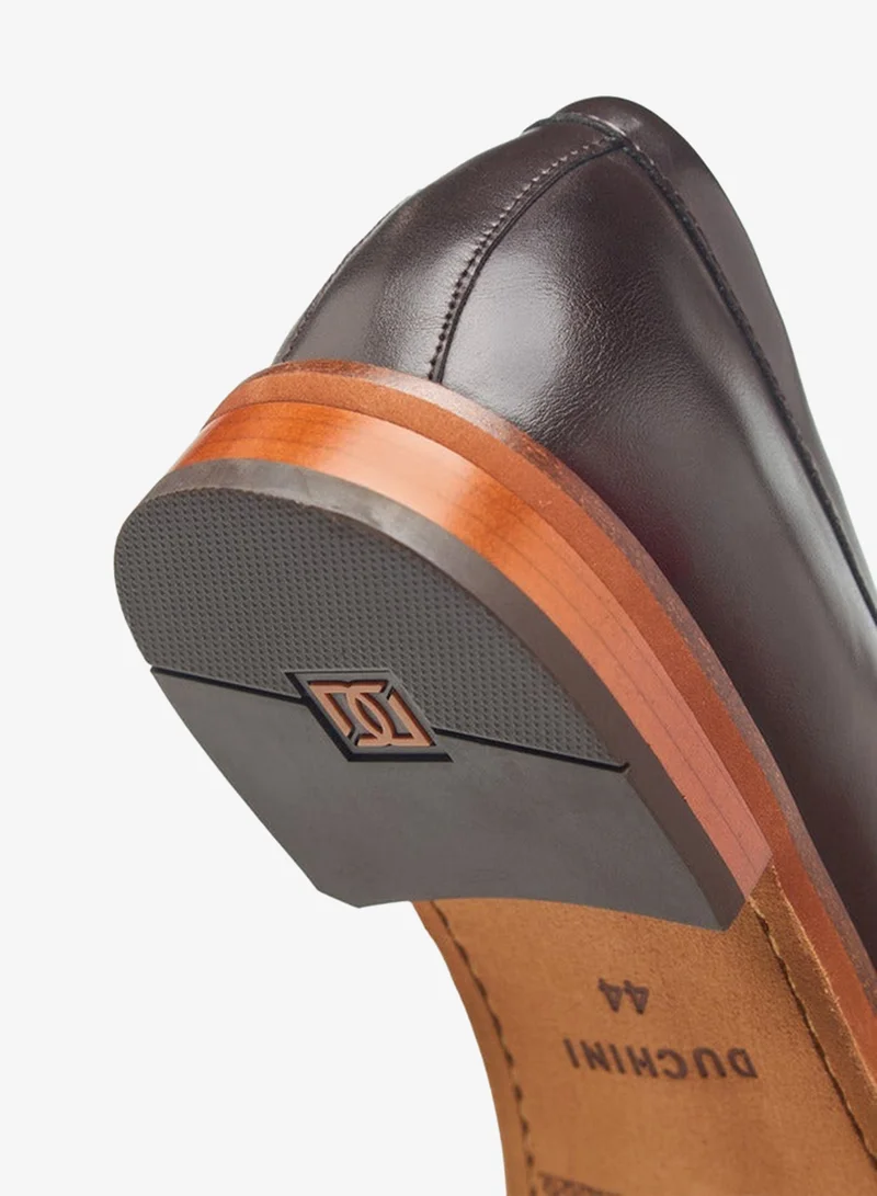 DUCHINI Brown Men Slip-On Loafers for Men | Best Price UAE