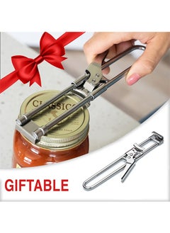 Generic Stainless Steel Jar Opener for Weak Hands with Keychain Bottle Cap Opener, Easy Jar Opener for Seniors with Arthritis Kids Jar Openers, Jar Gripper Tight Lid Opener and Bottle Opener Kitchen Gadgets  - Image 4