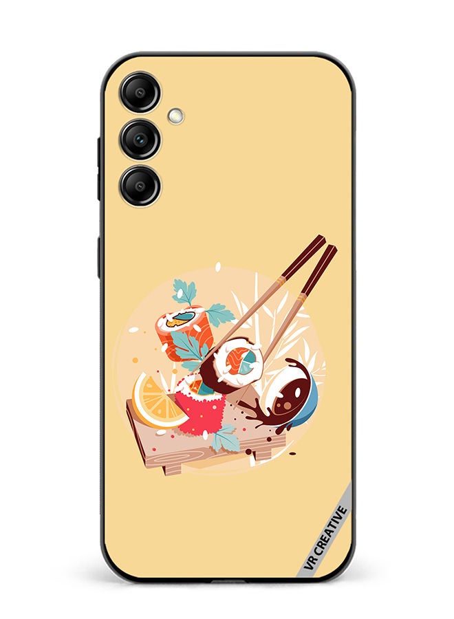 VR CREATIVE Protective Case Cover For Samsung Galaxy M14 Sushi Design Multicolour - Image 1