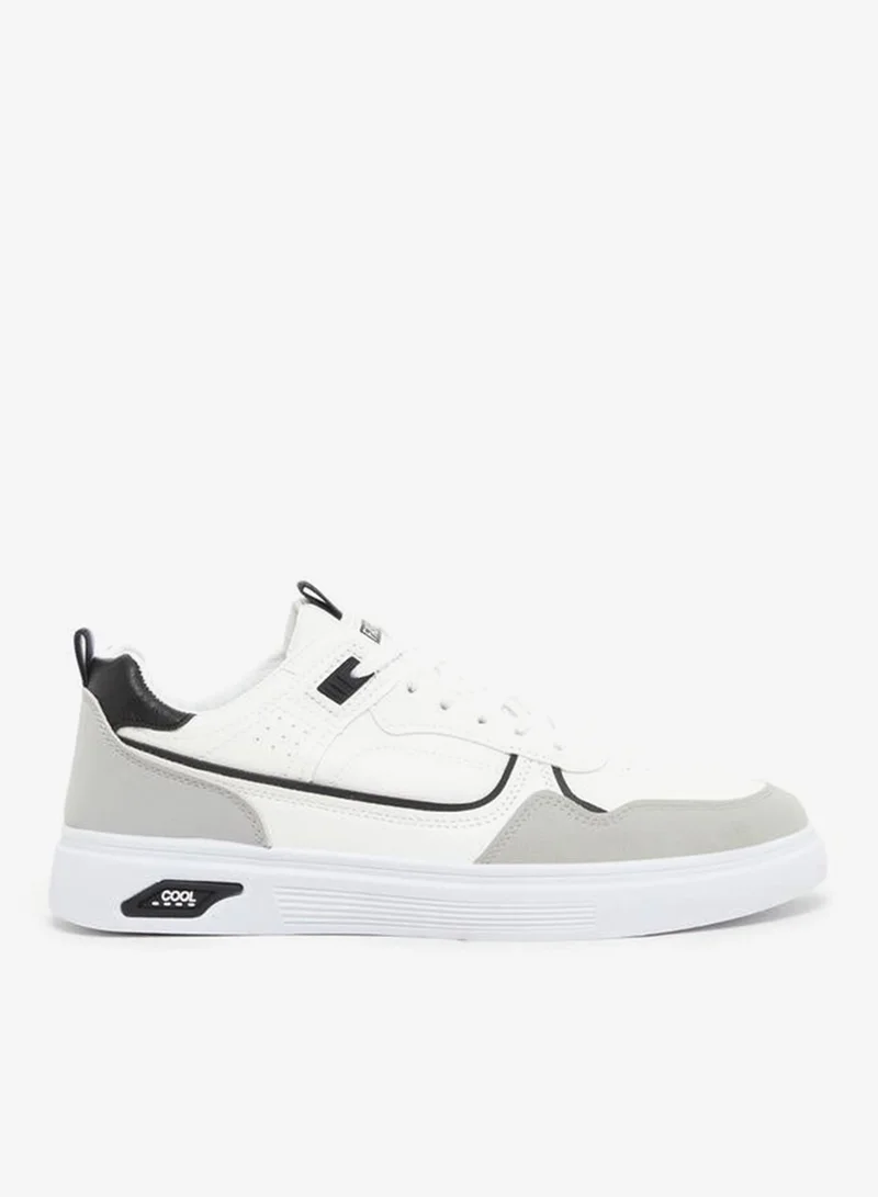 Styli Active Colorblock Platform Sole Lace Up Sneakers