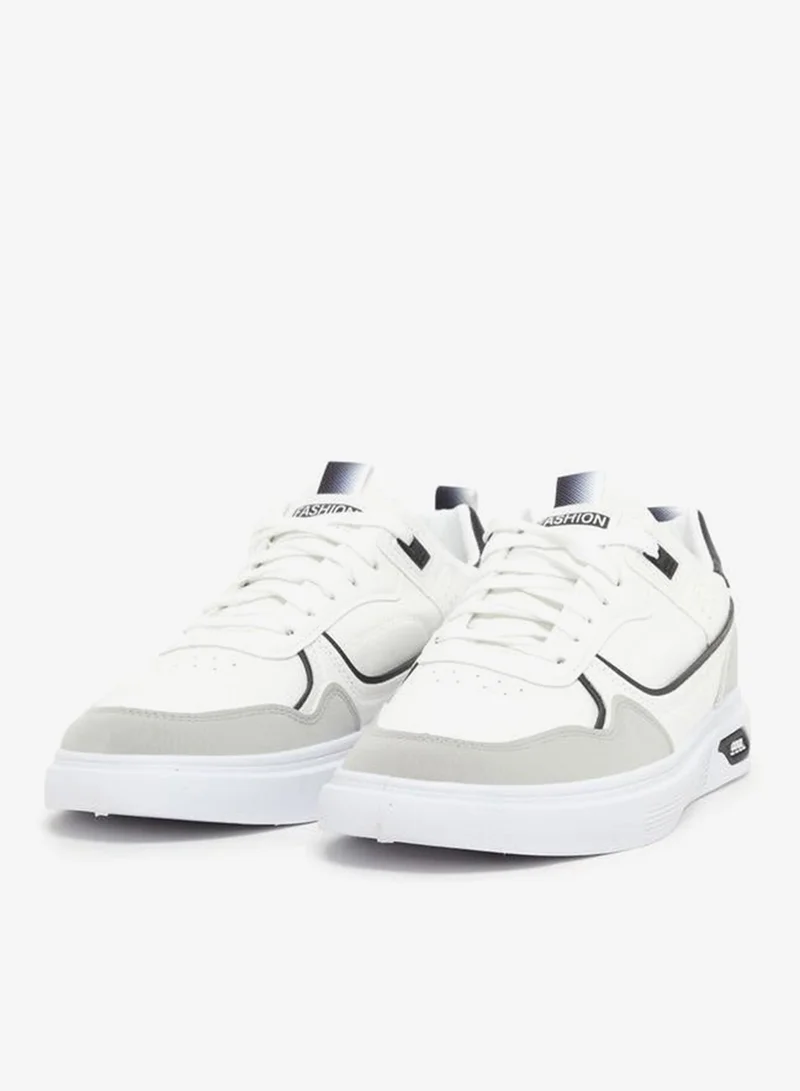Styli Active Colorblock Platform Sole Lace Up Sneakers