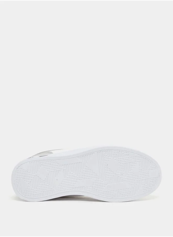 Styli Colorblock Platform Sole Lace Up Sneakers