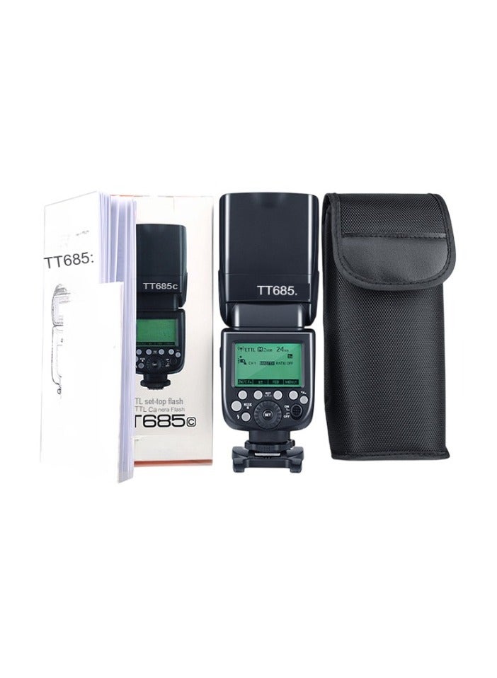 Godox TT685II Photography Light, Wireless Transmission Portable Fill Light, Lightweight Durable Strobe Light With Control Panel, Studio Light With User Friendly LCD Display, (TT685II Remarks Model)