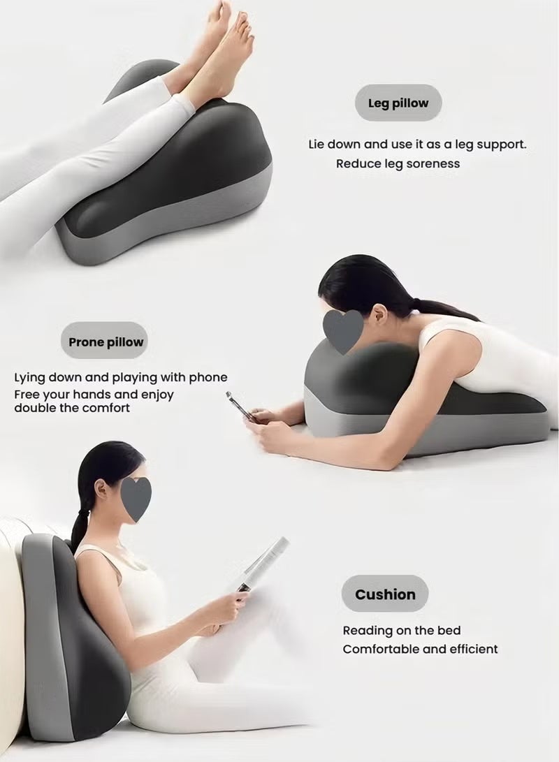 والالا وسادة رفع الساق متعددة الأغراض، وسادة أسفل الظهر، وسادة نوم، وسادة محمولة، وسادة للجسم، للنوم، رفع الساق، سرير، أريكة، سفر، تخييم - Image 3