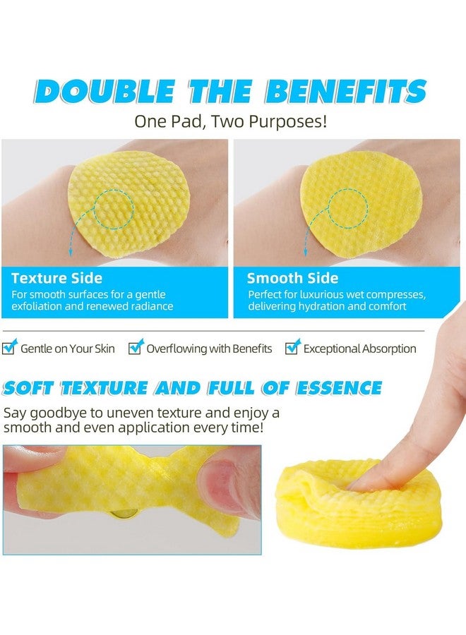 BLINE Kojic Acid and Turmeric Cleansing Pads for Dark Spots, Skin Brightening & Acne Prevention, with Vitamin B5, Vitamin C, Turmeric Infused Foaming Exfoliating Pads, for Face for All Skin Types - (Pack of 1 (60Pcs)) - Image 4