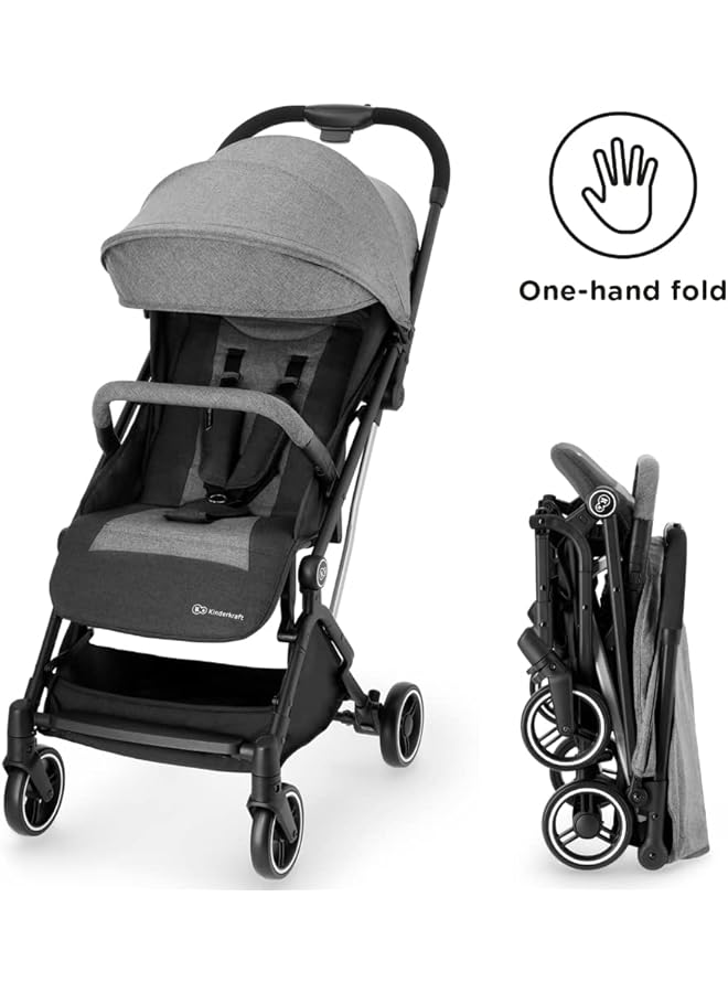 Kinderkraft Indy Pushchair Grey 6.00 Kg Pack Of 1 0 2 Months - Image 3