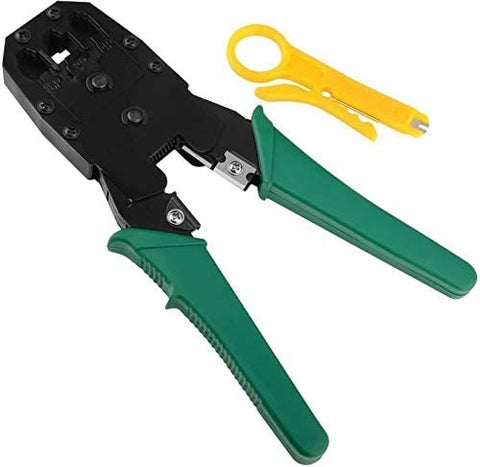 TA Technology Ahead 3 in 1 Modular Crimping Tool RJ45 RJ11 CAT5ECAT6 LAN Cutter with Cable Cutter