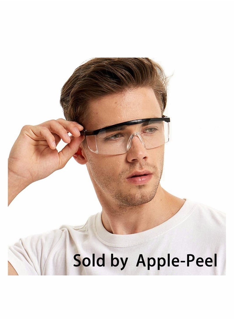 KASTWAVE Safety Goggles, 5PCS Adjustable Wide-Vision Protective Glasses, Lightweight Fog-Proof Safety Goggles  - Image 3