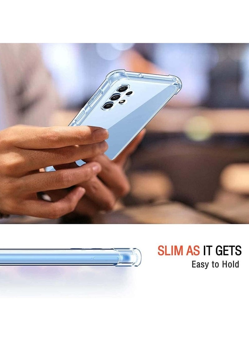 Case for Samsung Galaxy A25 Clear Cover Case soft TPU Transparent Back Protective Case shock Absorbent Reinforced Corner for Samsung Galaxy A25 Clear
