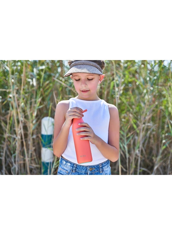 MOYA زجاجة مياه مستدامة بلون لاغون 460 مل كورال - Image 2