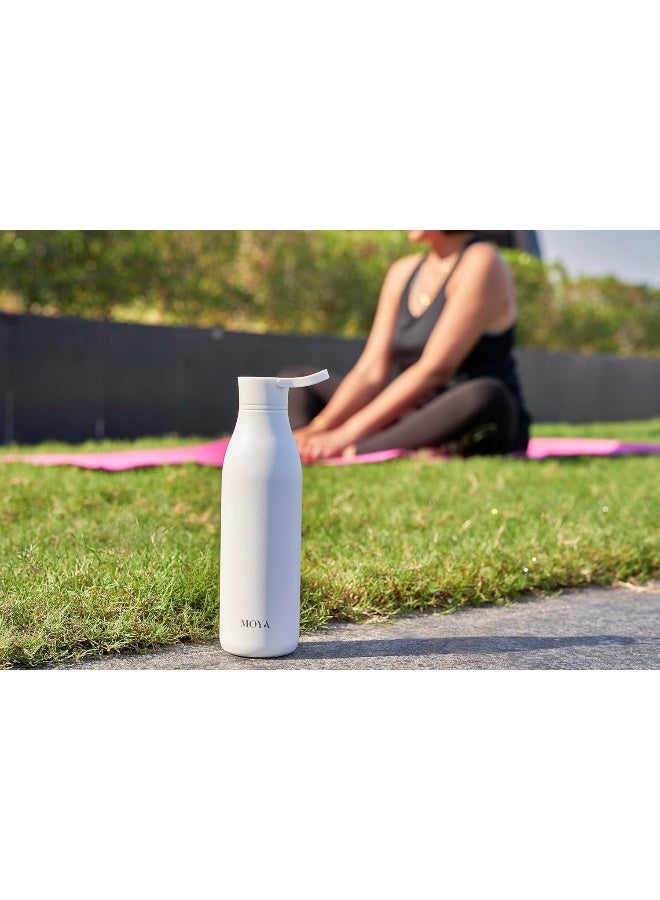 MOYA زجاجة مياه مستدامة بلون لاغون 460 مل كورال - Image 4