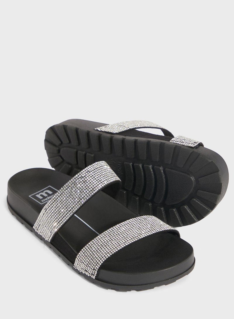 MOLECA Flat Sandals for Women – Stylish Ladies Flat Sandals & Comfortable Flat Slippers - Image 3