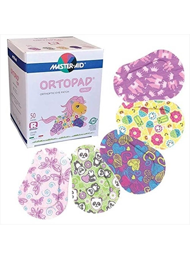 Ortopad ® Bamboo Girls Eye Patches, 50/Box (Regular Size, 4+ yrs) Ice Cream Pack - Image 3