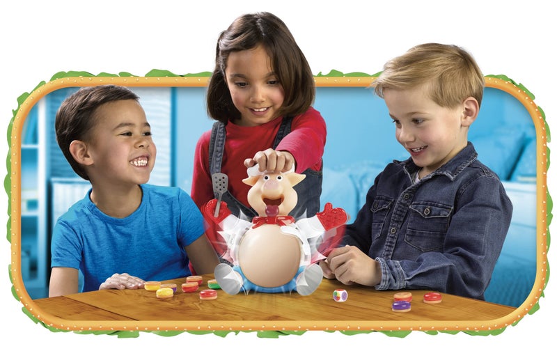 Goliath Pop The Pig Game — New and Improved — Belly-Busting Fun as You Feed Him Burgers and Watch His Belly Grow - Image 5