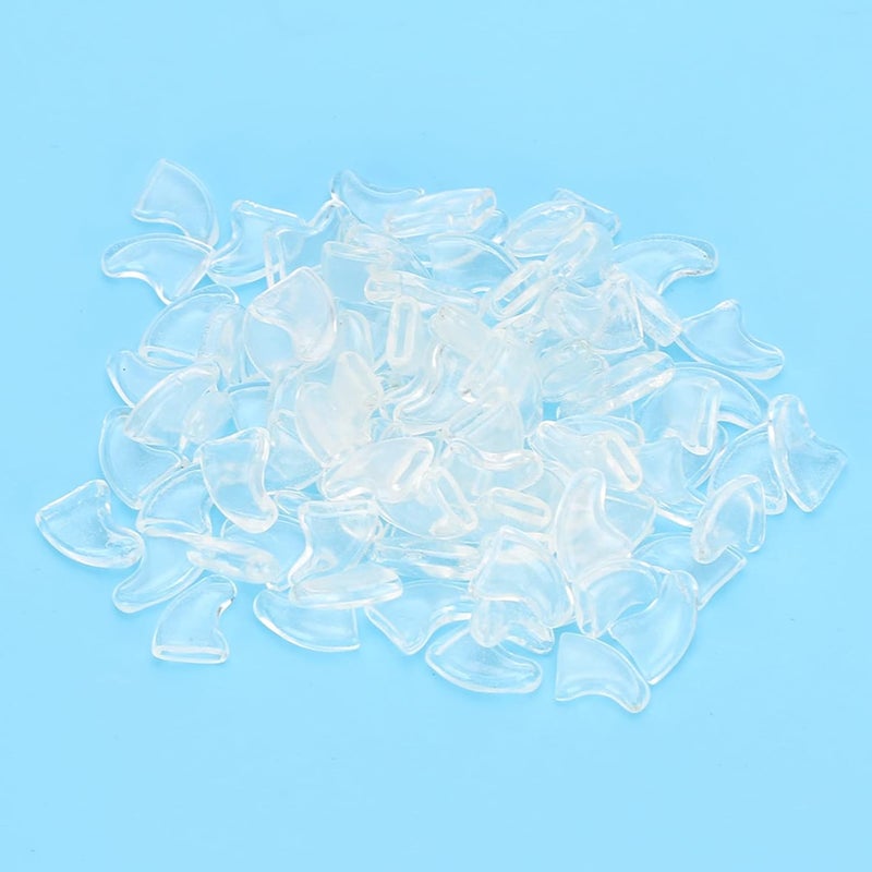 HEEPDD 100PCS Cat Nail Caps, PVC Soft Pet Dog Nail Claws with 5 Adhesive Glue Anti Scratch Caps for Cat Kitten Dog Puppy Black and Transparent Color (S) - Image 2