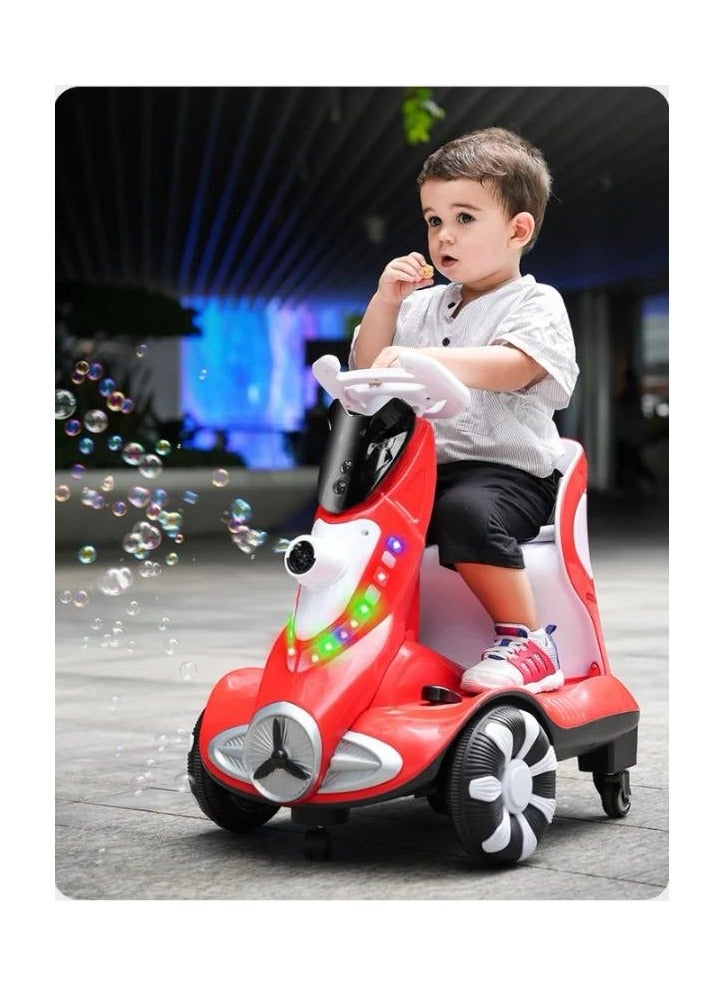 ضحكة  سيّارة كهربائية للأطفال مع فقاعات وأضواء LED – متعة كهربائية للأطفال - Image 2