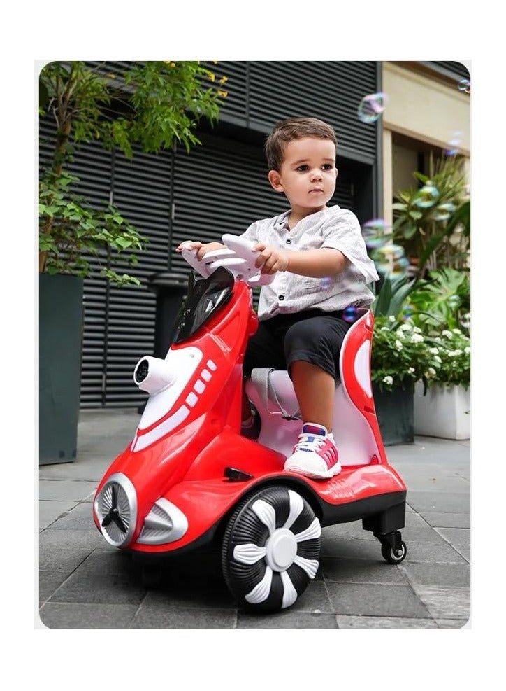 ضحكة  سيّارة كهربائية للأطفال مع فقاعات وأضواء LED – متعة كهربائية للأطفال - Image 5