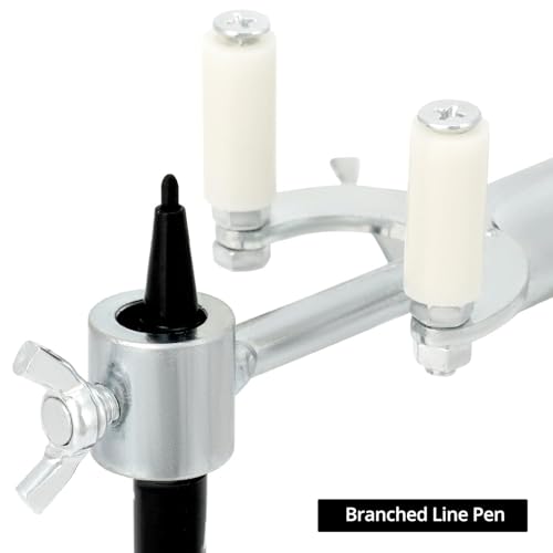 MTROYALDIA Auto Body Repair Scriber Tool Set - Adjustable Range 0-20cm for Precision Automobile Dent Repair and Car Body Line Marking - Including Parallel Scriber and Branched Line Pen - Image 5