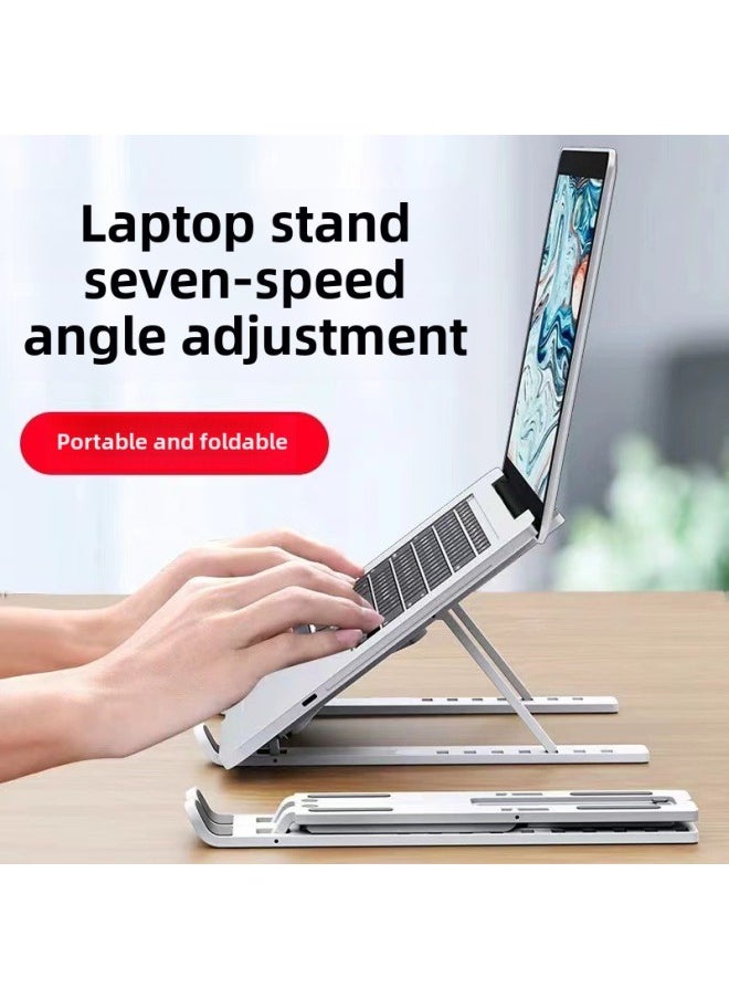 Laptop Bracket N3 Folding Lifting Heat Dissipation Height Desktop Tablet Portable Storage Bracket Wholesale-Color:Laptop Stand ]